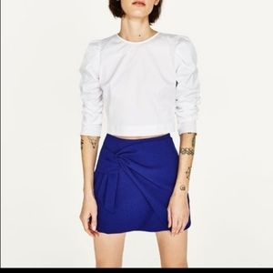 Zara Mini Skirt in Cobalt Blue